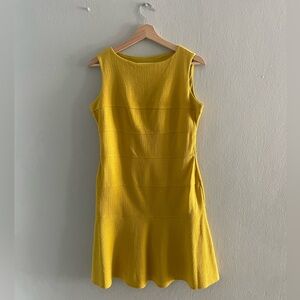 ENFOCUS STUDIO Sleeveless Dress; Size 8; Color Ceylon Yellow
